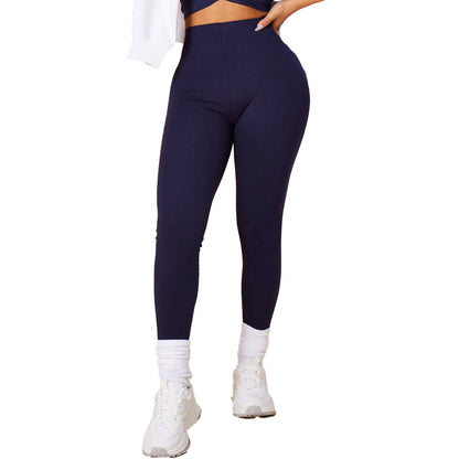 ELASTICIZED WAISTBAND NAVY LEGGINGS LGR3 (4PC)