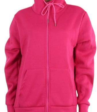 WOMEN'S HOODIE WINTER OUTERWEAR WITH ZIPPER P4025 (12PC)