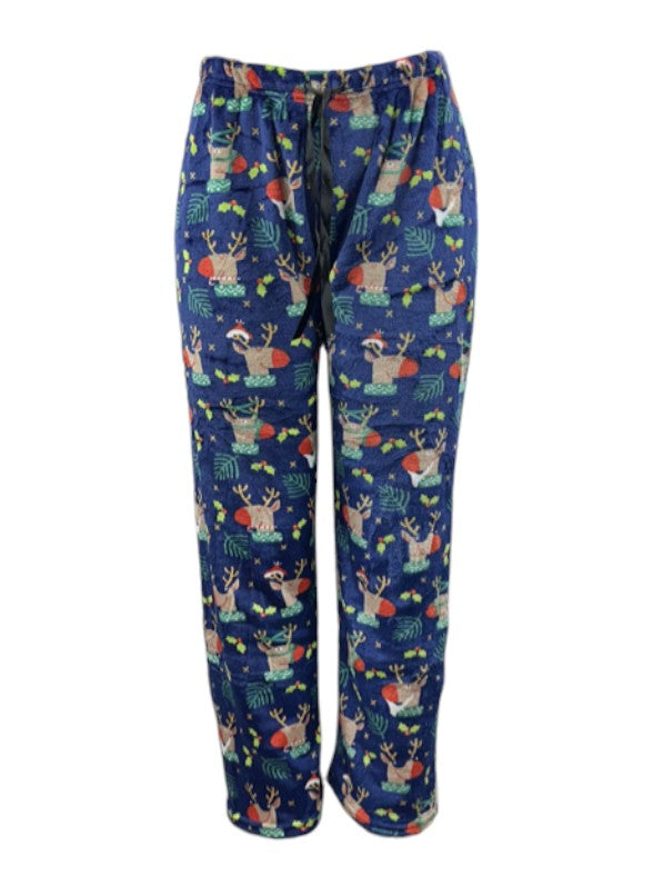 WOMEN'S FLEECE PAJAMA PANTS P4313 (12PC)