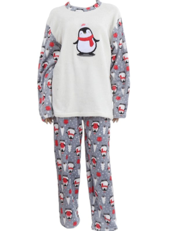 WOMEN'S FLEECE PAJAMA SET P4314 (12PC)