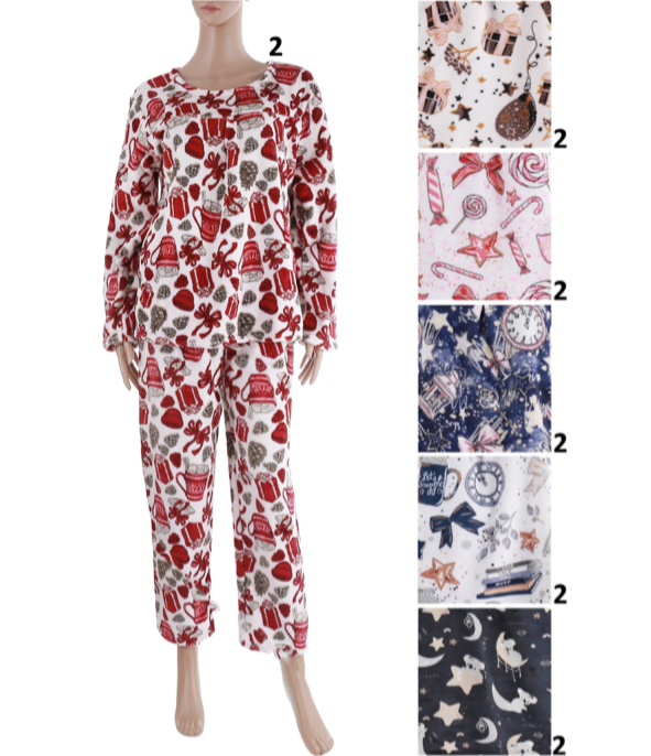 WOMEN'S PAJAMA SET P4333 (12PC)