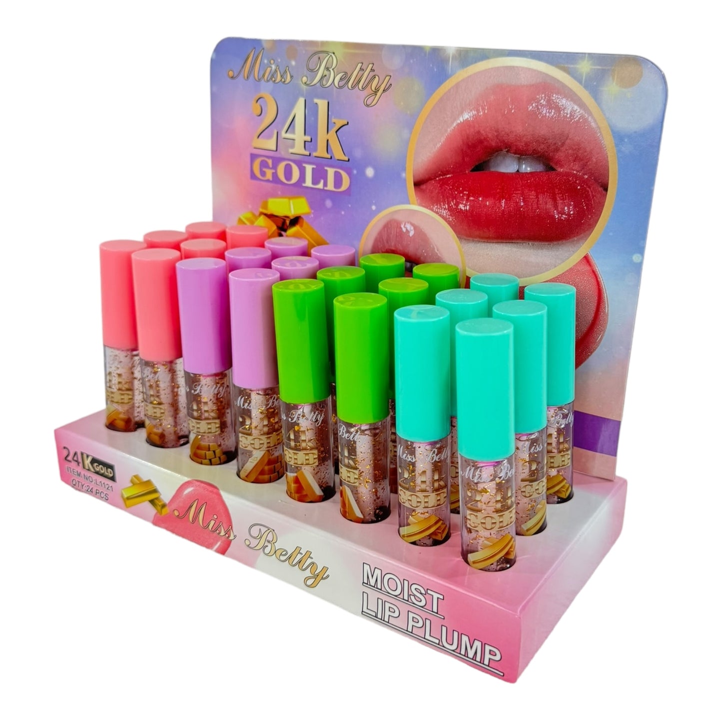 MISS BETTY MOIST LIP PLUMP LC1121 (24PC)