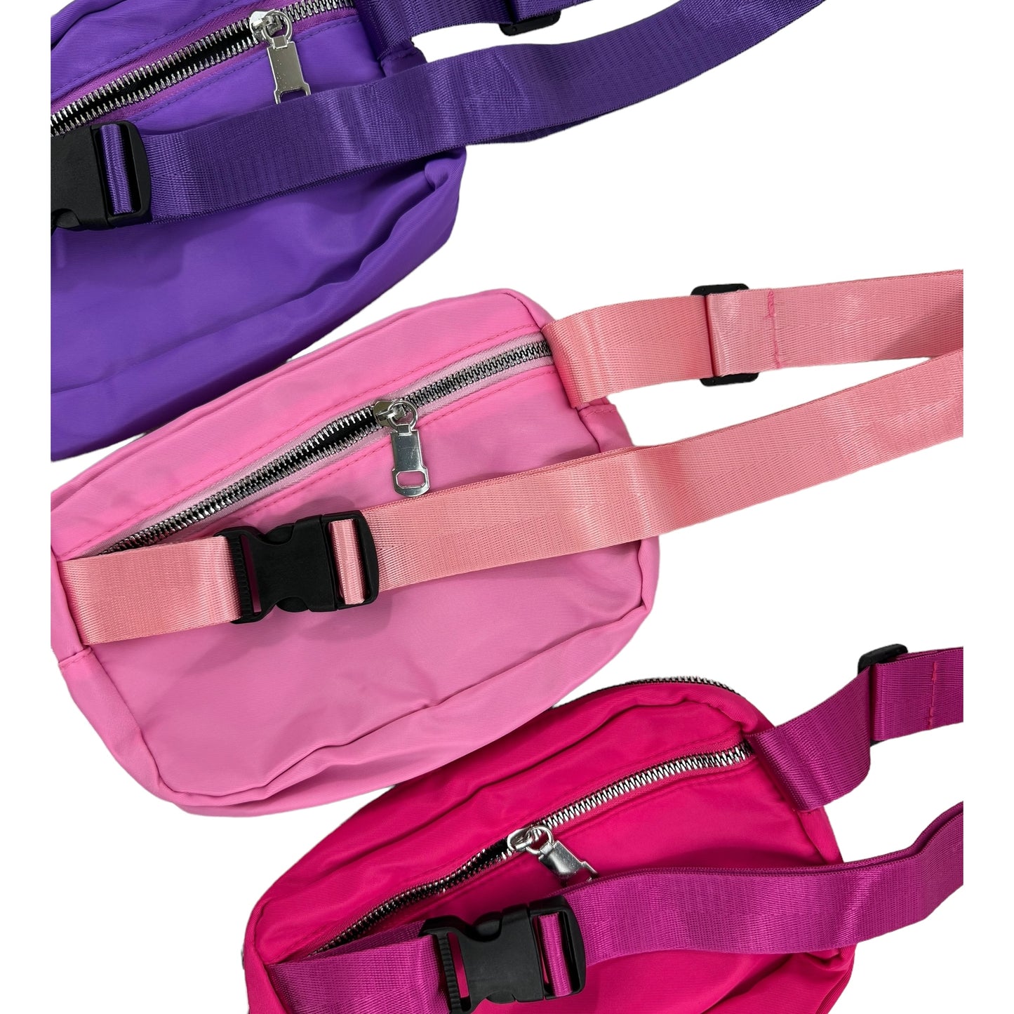 UNISEX NYLON RECTANGLE BELT BAG 1858 (12PC)