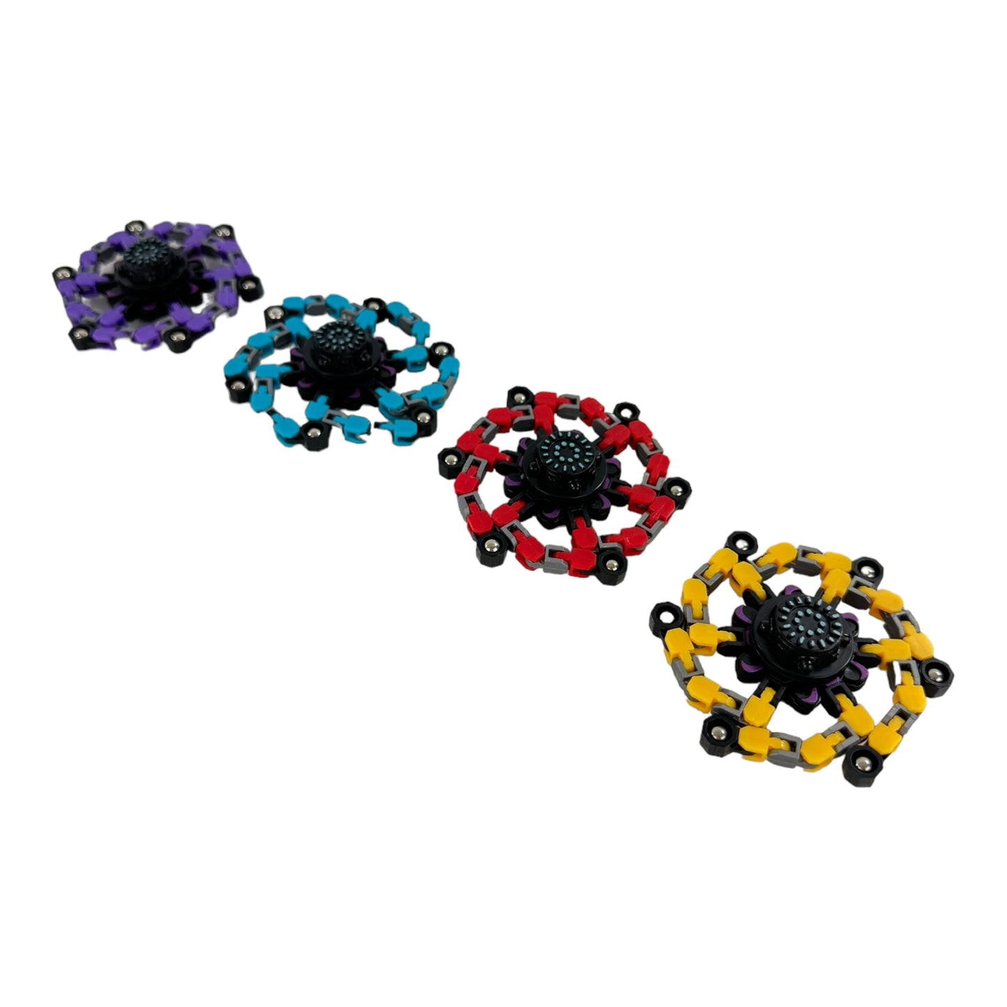 TRANSFORMABLE FIDGET SPINNER, FIDGET FOYS JS611-7 (12PC)