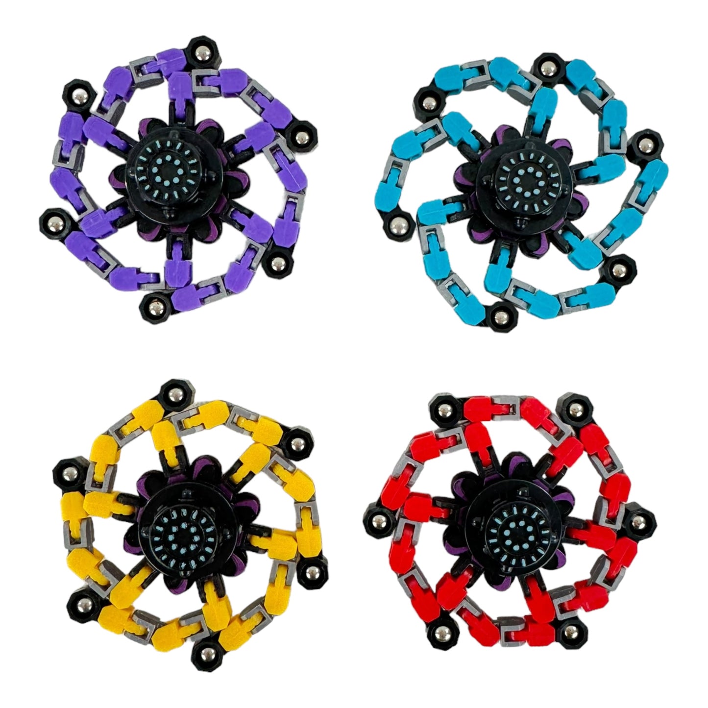 TRANSFORMABLE FIDGET SPINNER, FIDGET FOYS JS611-7 (12PC)