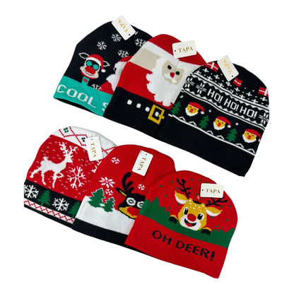 CHRISTMAS BEANIE SS4807-8 (12PC)