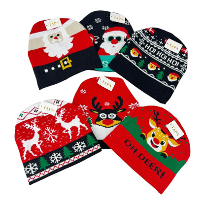 CHRISTMAS BEANIE SS4807-8 (12PC)