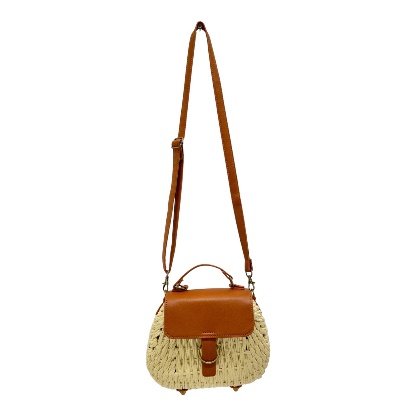 RATTAN BEACH SHOULDER CROSSBODY BAG 4225-11 (6PC)