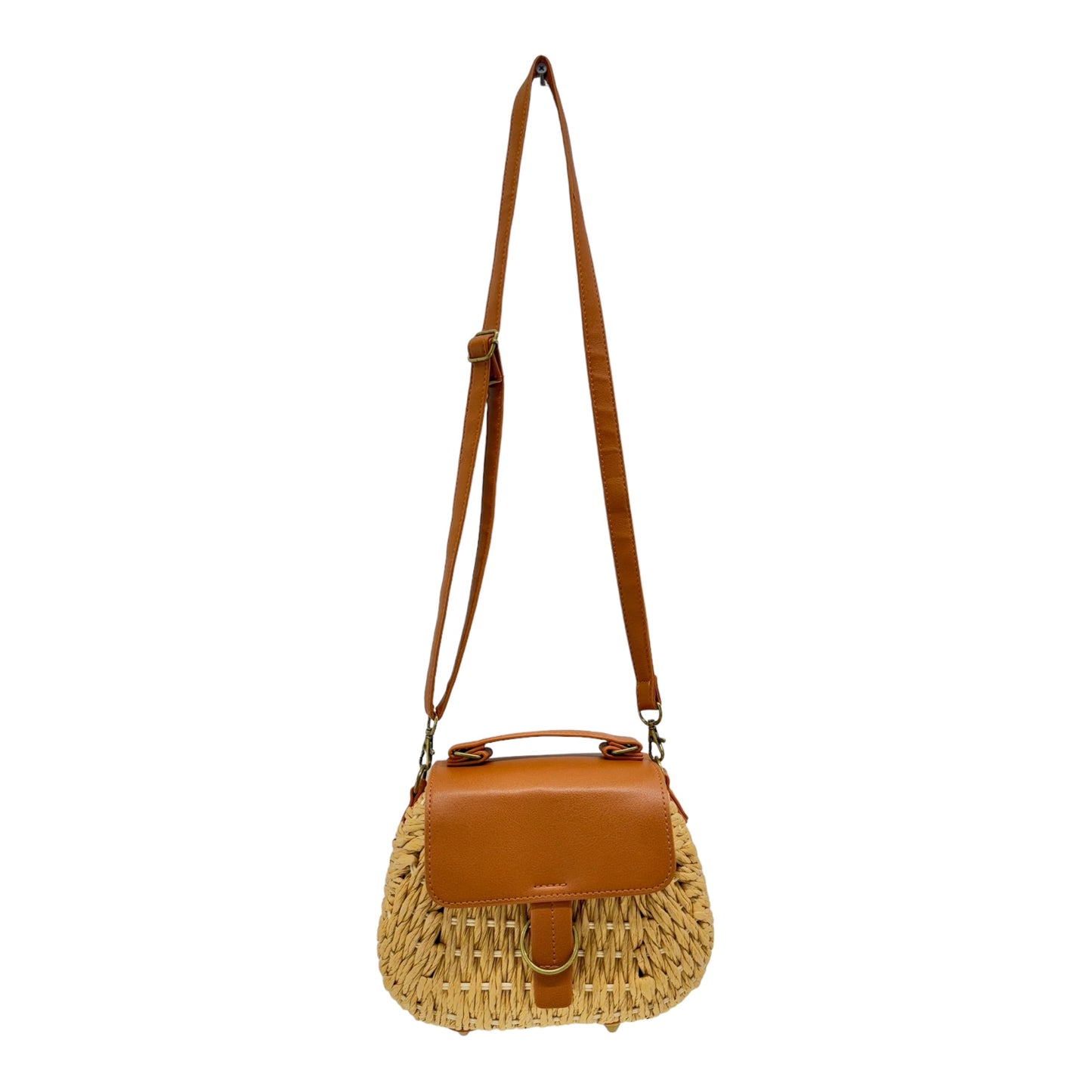 RATTAN BEACH SHOULDER CROSSBODY BAG 4225-11 (6PC)