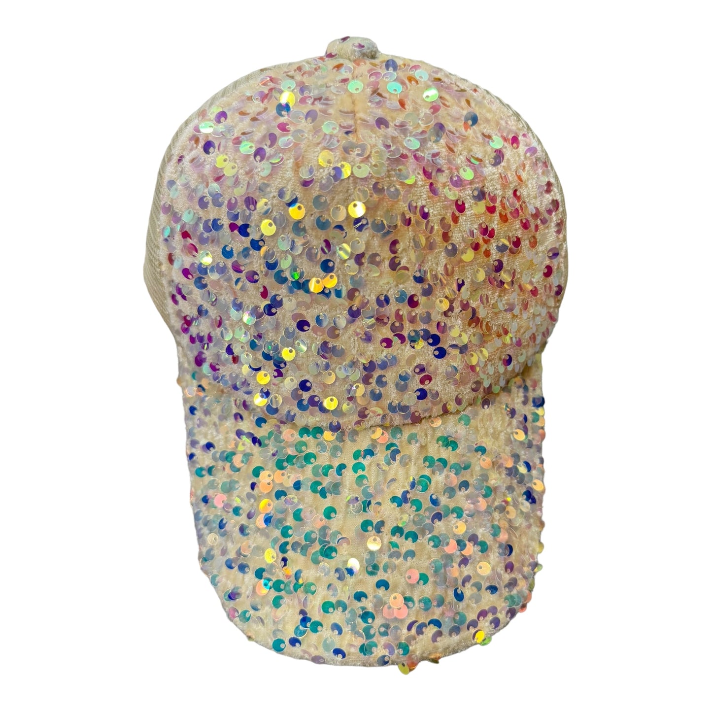 BASEBALL HAT WITH SEQUINS HA3801-2 (12PC)