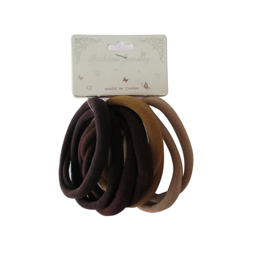 5.5CM BROWN HAIR TIE RB10BR (12PC)