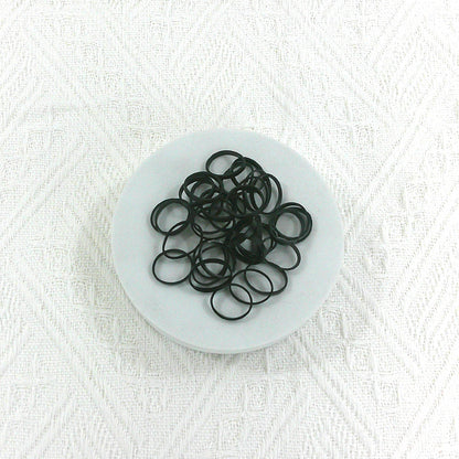 ELASTIC RUBBER HAIR TIE RB4301-1 (12PC)