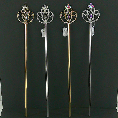 RHINESTONE WAND FOR COSTUME / PARTY / WEDDING 828 (6PC)