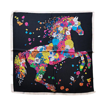 SATIN SCARF FLOWER HORSE 7106 (12PC)