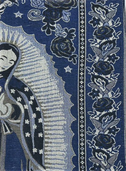 METALLIC PASHMINA OUR LADY OF GUADALUPE SCF3719-28 (12PC)