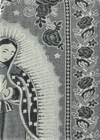 METALLIC PASHMINA OUR LADY OF GUADALUPE SCF3719-28 (12PC)