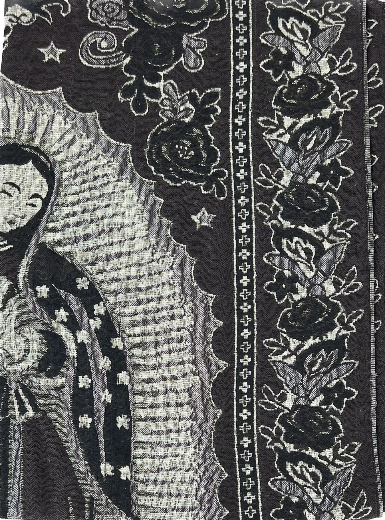 METALLIC PASHMINA OUR LADY OF GUADALUPE SCF3719-28 (12PC)