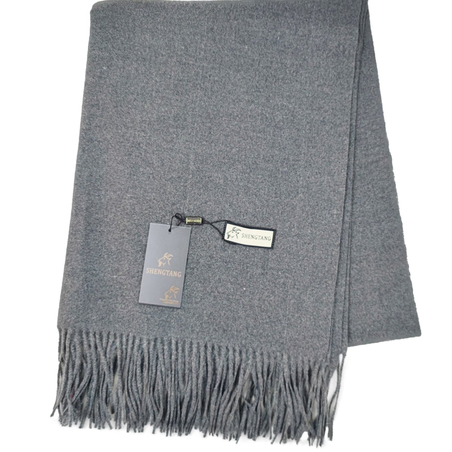 CASHMERE FEEL PLAIN SCARVES SCF825 (6PC)