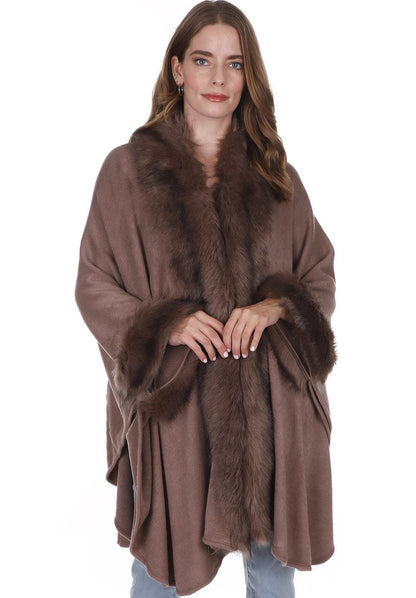 FUR SHAWL LONG SH921 (3PC)