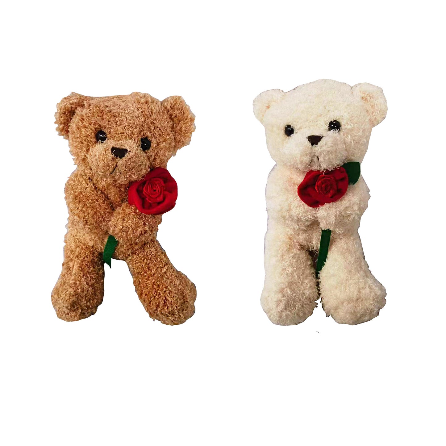 ROSE BEAR PLUSH 308-8 (12PC)