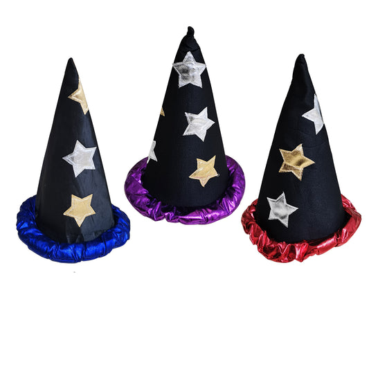 WITCH STAR COSTUME PARTY HAT SS3318-27 (12PC)