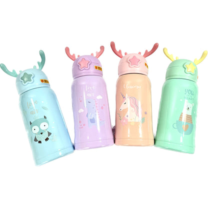 KIDS ANIMAL TUMBLER WITH BAG N CUP 3 SET 3320-26 (2PC)