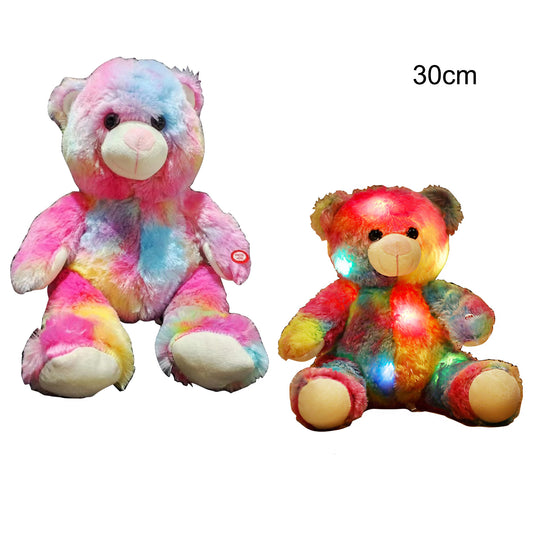 RAINBOW BEAR LED PLUSH 3404-35