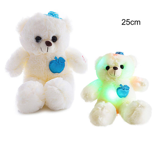 HAT BEAR LED PLUSH 3404-39 (2PC)