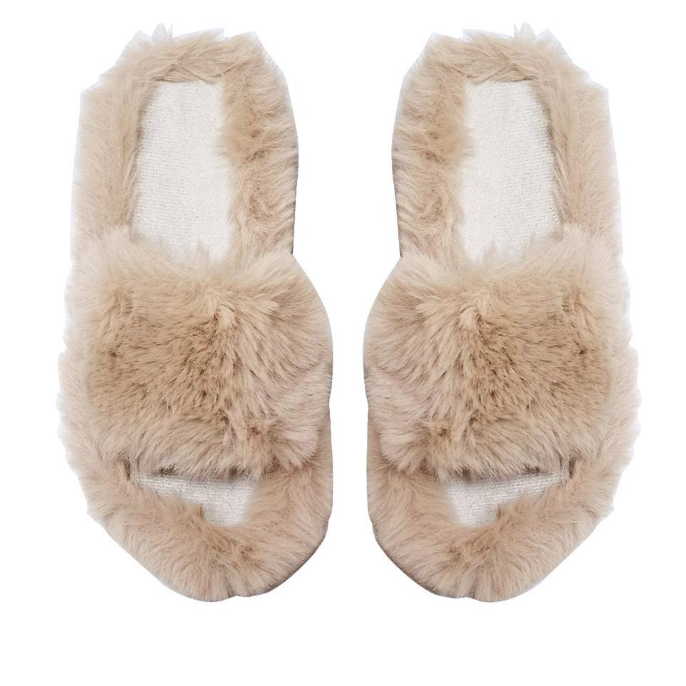 POM POM FLUFFY SLIDE SLIPPERS 3429-57 (12PC)