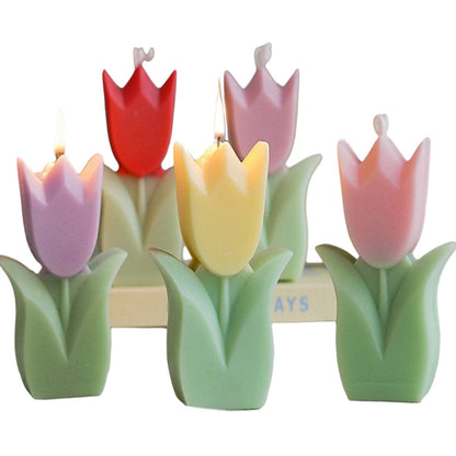 TULIP SHAPE SCENTED CANDLE SS41106-12 (12PC)