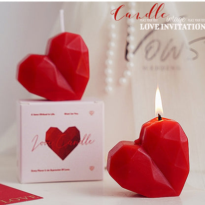 HEART SHAPE SCENTED CANDLE SS41106-13 (12PC)