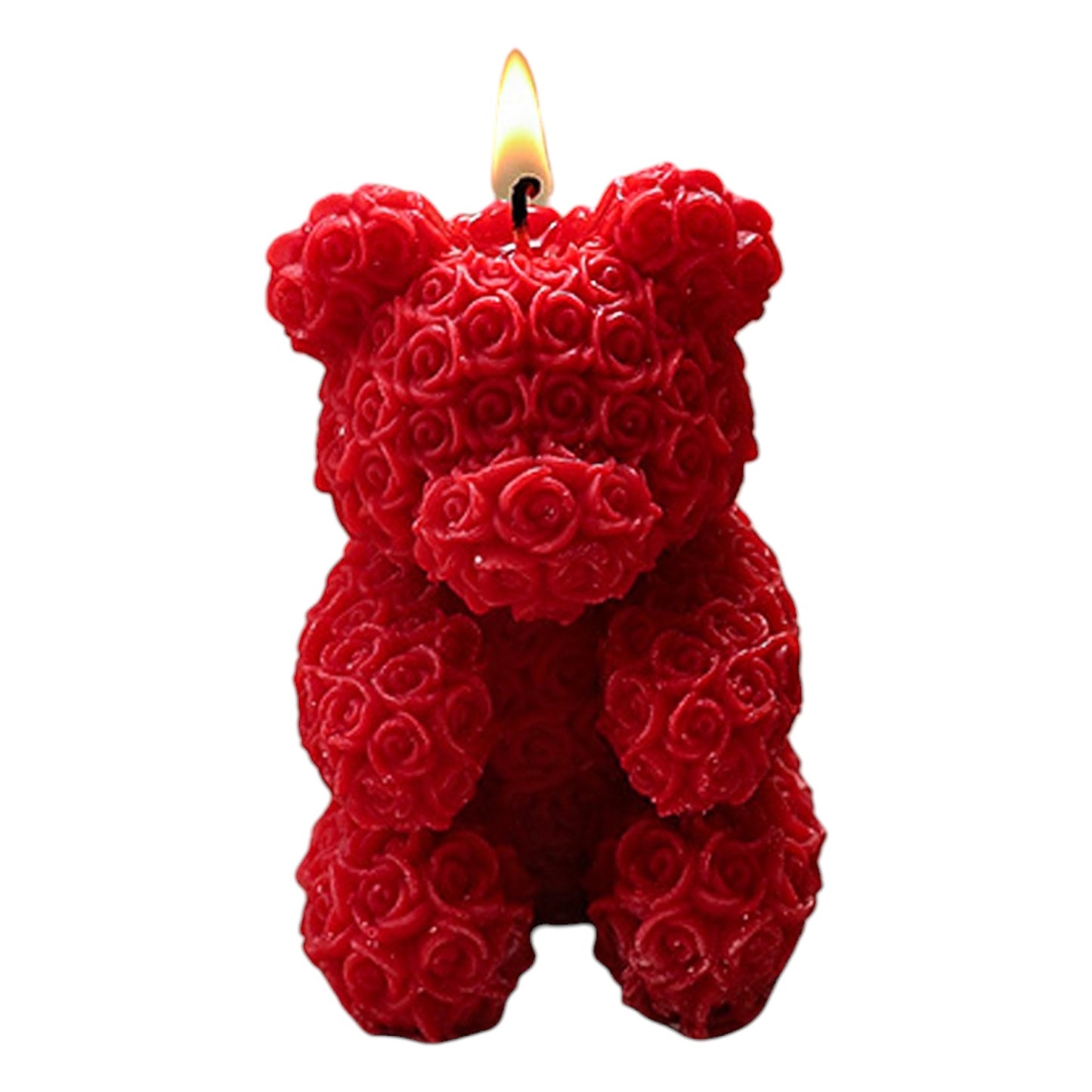 BEAR ROSE SCENTED CANDLE SS41106-33 (12PC)