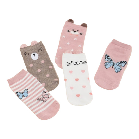 WOMEN'S CUTE CARTOON SOCKS 4318-47 (12PC)