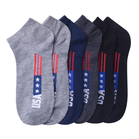 MEN'S USA ANKLET SOCKS SS919M (3PC)