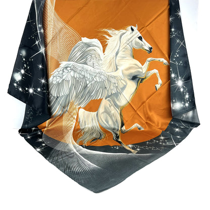 SATIN SCARF UNICORN ST508-15 (12PC)