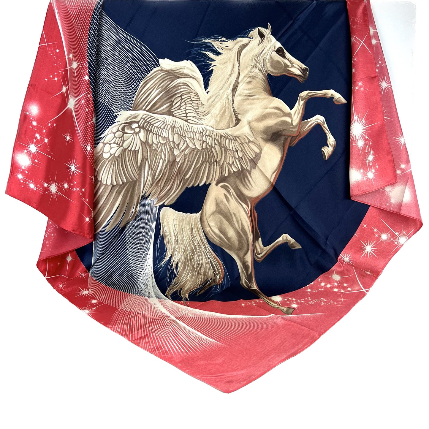 SATIN SCARF UNICORN ST508-15 (12PC)