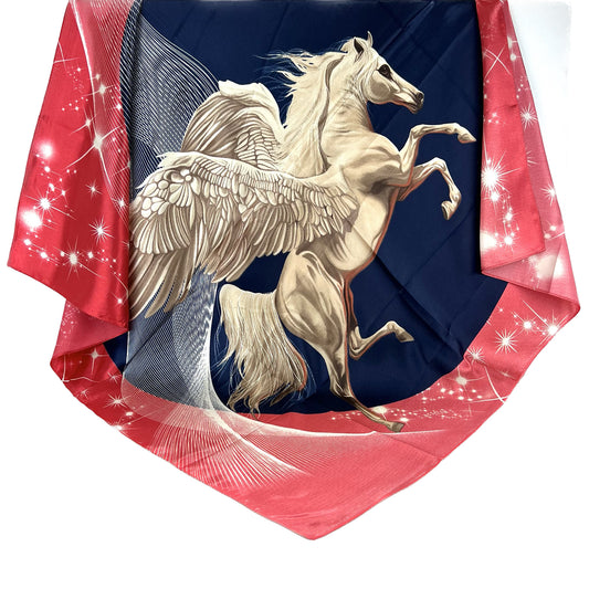 SATIN SCARF UNICORN 508-15 (12PC)