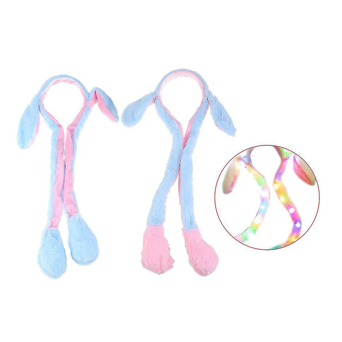 CUTE RABBIT MOVING EAR LED LIGHT HEADBAND HA0501-1D (12PC)