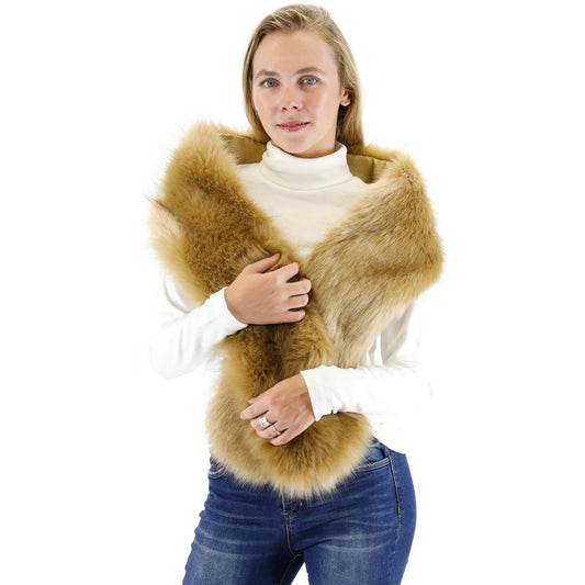 FUR SHAWL P7240