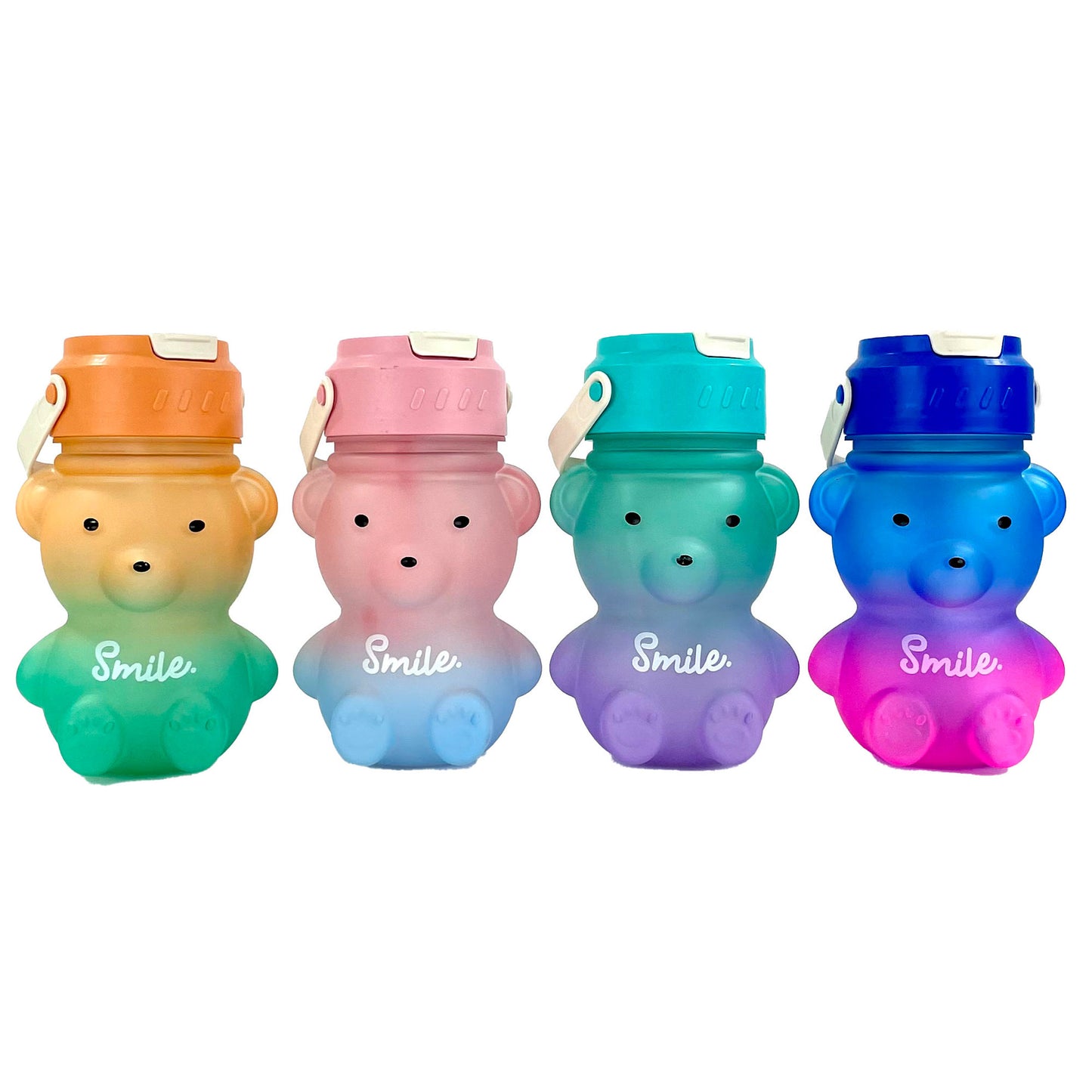 CUTE COLORFUL BEAR WATER BOTTLE 3519-38