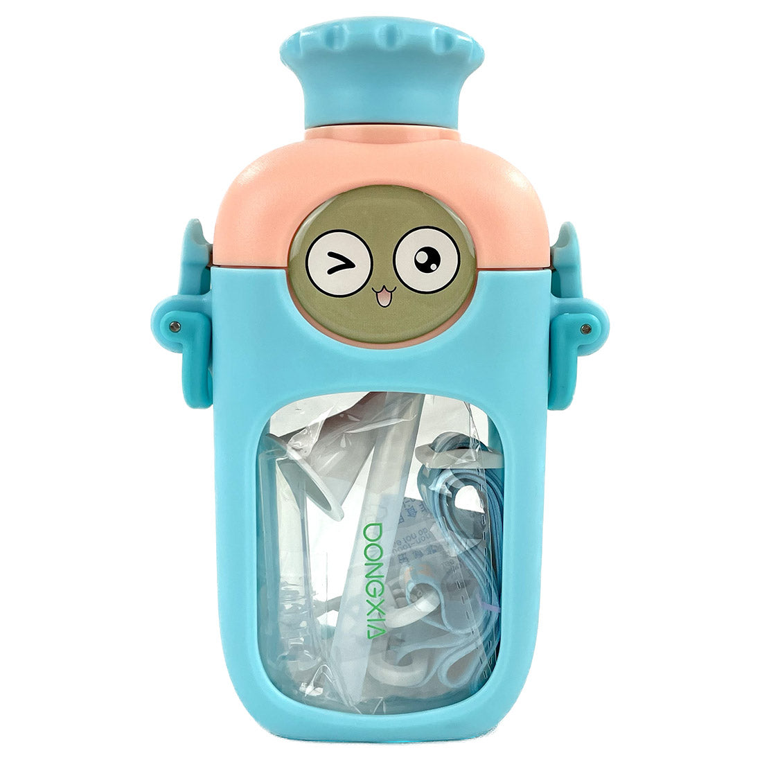 FUNNY CARTOON FACE WATER BOTTLE 3613-58 (12PC)