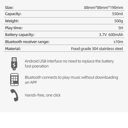 BLUETOOTH SPEAKER TUMBLER 3725-25 (1PC)