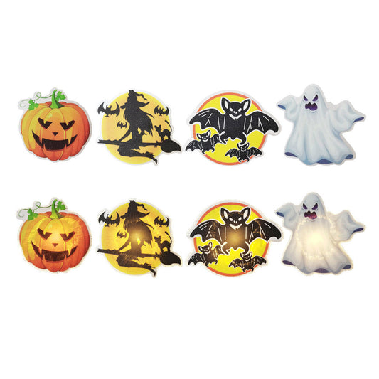 HALLOWEEN LIGHT DECORATION STICKER 823-51B (12PC)