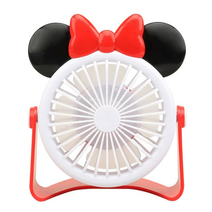 CUTE MOUSE EAR RIBBON STAND MINI FAN 3212-16 (2PC)