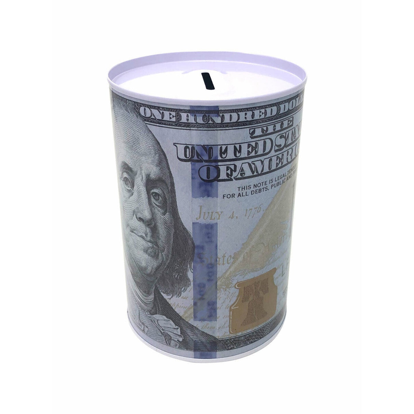 FUNNY DOLLAR PRINTED COIN BANK 2213-2 (12PC)