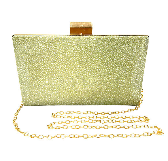 GLITTER SPARKLE EVENING CLUTCH BAG 7262 (3PC)