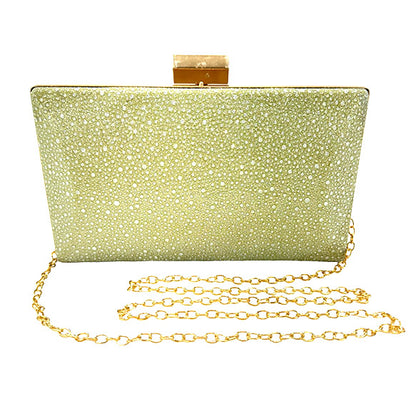 GLITTER SPARKLE EVENING CLUTCH BAG 7262 (3PC)