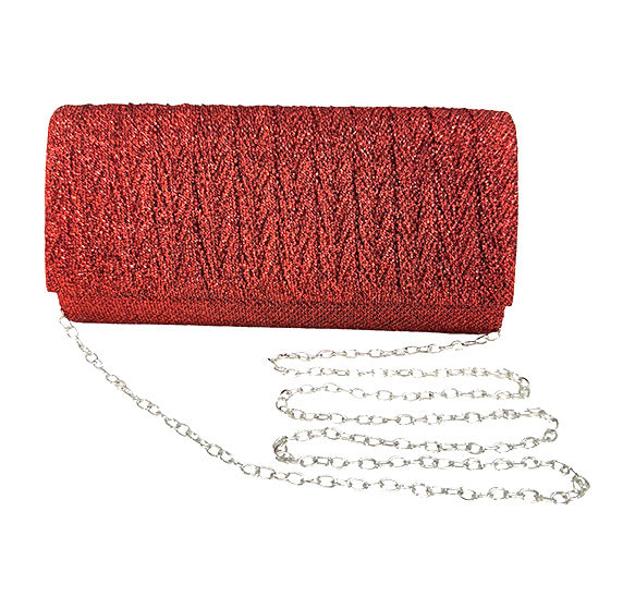 PLEATED ACCENT EVENING BAG 7423 (4PC)