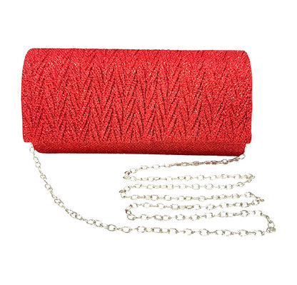 PLEATED ACCENT EVENING BAG 7423 (4PC)