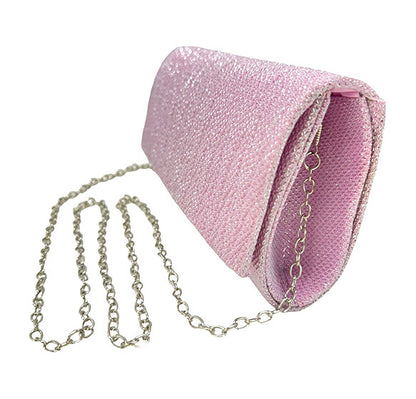 PLEATED ACCENT EVENING BAG 7423 (4PC)